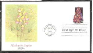 US SC # 2664 Wildflowers - Harlequin Lupine - FDC. Fleetwood Cachet .  - Picture 1 of 1