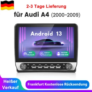 Für Audi A4 S4 RS4 00-2009 Android 13 Carplay Autoradio GPS Navi WIFI BT FM 64G - Bild 1 von 17