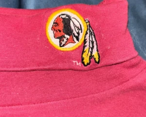 Vintage Washington Redskins Burgundy Turtleneck - Starter - Large - ProLine - Picture 1 of 6