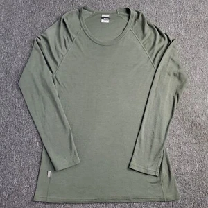 Icebreaker Shirt Herren Größe XXL Grün Merinowolle Basics Langarm Baselayer  - Bild 1 von 13