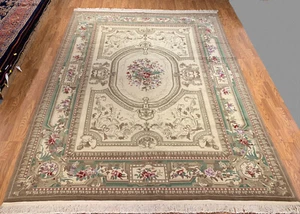9 x 12 Hand Knotted 100% Wool Area Rug - Picture 1 of 6