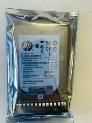 1TB SAS 2.5" 6G Server Hard Drive Fits HP DL360 DL380 DL385 Gen8 Gen9 G8 G9 - Image 1 of 4
