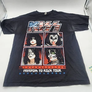 KISS 2016 Freedom To Rock Tour T Shirt Large - Picture 1 of 6
