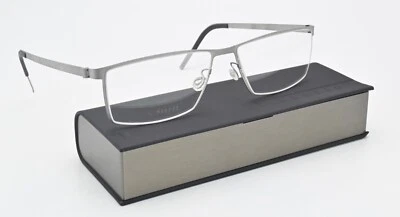 Lindberg Glasses Frame 9519 Col 05 Strip Titanium Satin Silver Rectangle Light M - Image 1 of 4