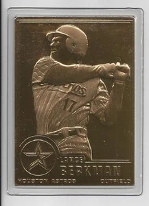 Lance Berkman 2000 Danbury Mint Sealed 22 kt Gold Card # 201 - Picture 1 of 1