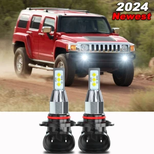 For Hummer H3 2006-2010 9145 H10 LED Fog Lights Bulbs High Power 2x 6000K - Picture 1 of 10