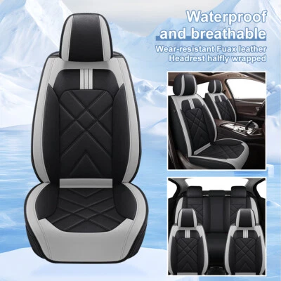Car 5-Seat Covers Faux Leather Full Set Cushion Pad For Lexus GS 350 2013-2021 — 第 1/4 张图片