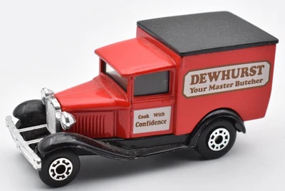 Matchbox Superfast MB38 Ford Model A Van Dewhurst rosso. Promozionale - Immagine 1 di 2