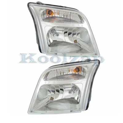 CAPA For 10-13 Transit Connect Halogen Headlight Headlamp Head Light PAIR SET — 第 1/4 张图片