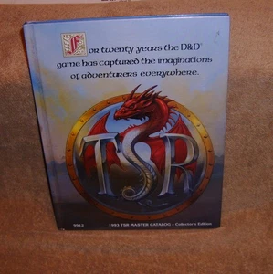 1993 TSR GAMES MASTER CATALOG hardcover Collector's Edition - Picture 1 of 1
