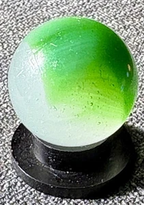 VTG Akro Agate Moss Agate Patch Marble .61” w Adventurine - Picture 1 of 13