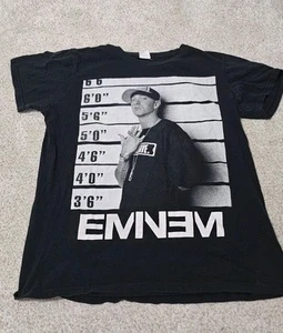 Rare Eminem Gift For Fan Cotton Black Size Large Unisex T-Shirt - Picture 1 of 3