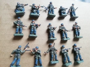 , 1.72 scale italeri WW2 German paratroops x 15 painted - Picture 1 of 8