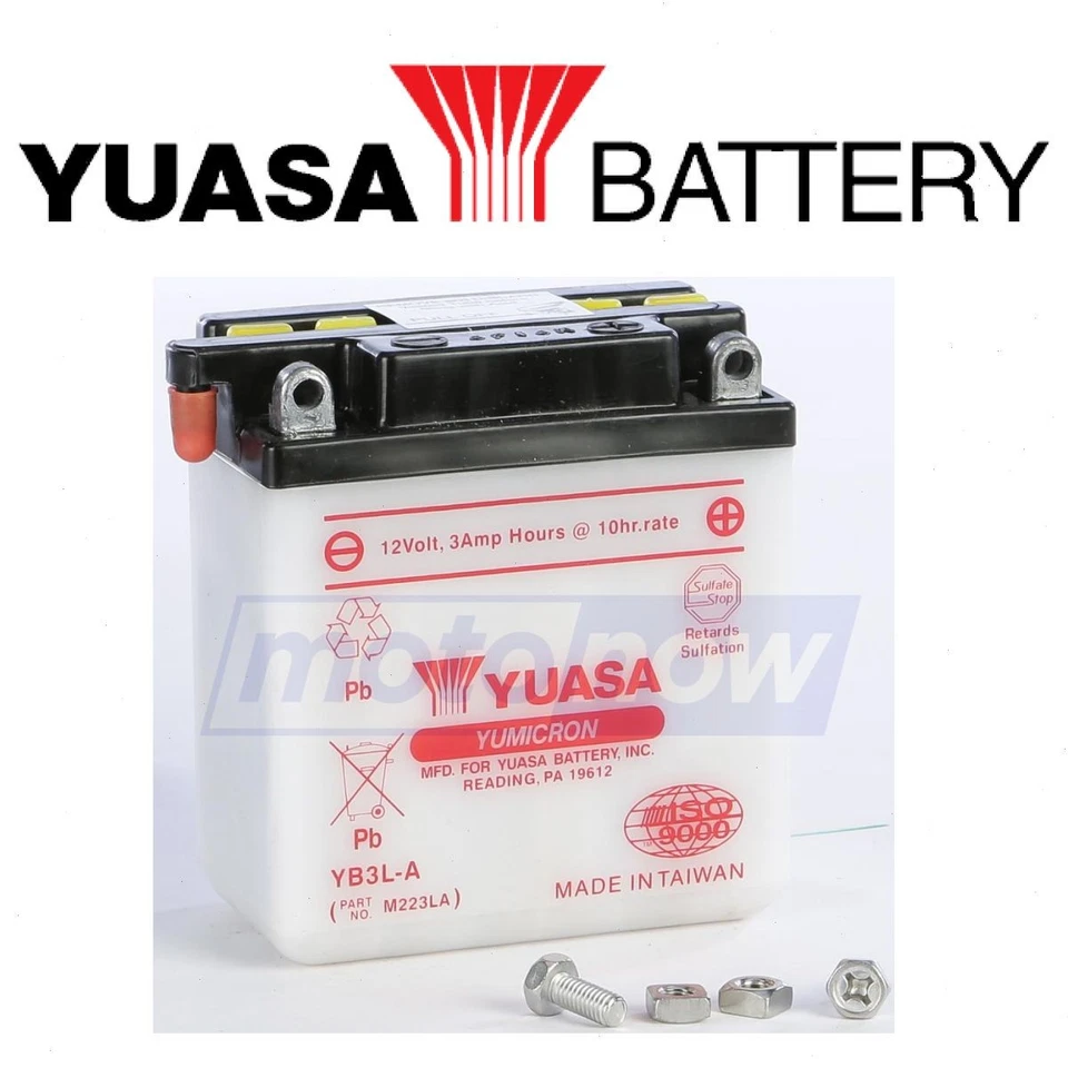 Yuasa Yumicron Battery for 1983-1987 Honda XL600R - Electrical Batteries  ax Foto 1 de 4