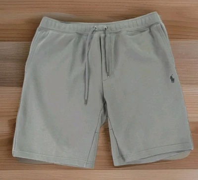 Polo Ralph Lauren Sweat Shorts Small Pony Gray Pockets Drawstring Men Large - Image 1 of 4