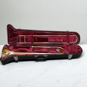 Yamaha YSL-455G Intermediate Trombone Bb w/Case Accessories JP - Picture 1 of 8