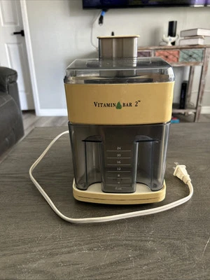 Salton JC-4 Vitamin Bar 2 Exprimidor PROBADO Enciende FUNCIONA Completo (todas las piezas) Foto 1 de 4