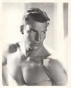 BUSTER CRABBE OF FLASH GORDON BUCK ROGERS FAME HOLLYWOOD BEEFCAKE PORTRAIT STILL - Bild 1 von 1
