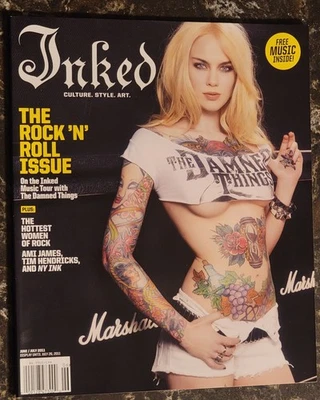 Inked Magazine - June / July 2011 - Rock 'N' Roll Issue - Ami James - Image 1 of 4