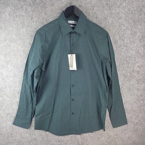Preview Shirt Mens Medium Green Check Button Up Long Sleeve Collared NEW 13737 - Bild 1 von 11
