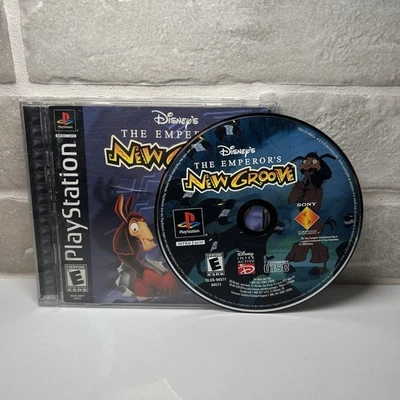 Disney's The Emperor's New Groove - Sony PlayStation 1, 2000 -  PS1 Complete CIB - Image 1 of 4
