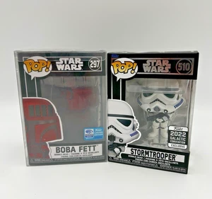 Funko POP! #510 Stormtrooper - Esclusiva Convenzione Galattica 2022 Boba Fett #297 - Foto 1 di 5