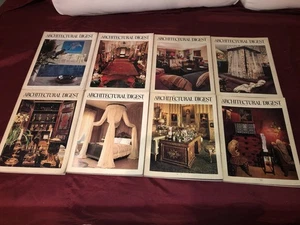 Vtg Lot Of 8 ARCHITECTURAL DIGEST 1978 Magazines - Picture 1 of 3