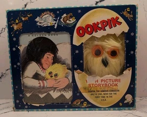 Vintage OOKPIK Plüsch mit Bilder Bilderbuch Goldenes Buch in Box - Bild 1 von 11