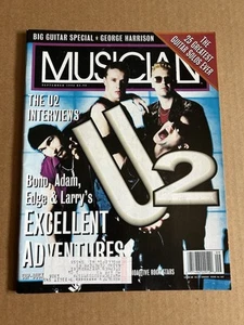 1992 U2 Bono George Harrison Joe Satriani Warren Haynes Buckethead Musician Mag - Picture 1 of 3