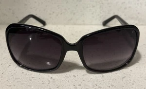 Tommy Hilfiger Sonnenbrille glänzend schwarzes Gestell rauchfarbene Gläser - Bild 1 von 11
