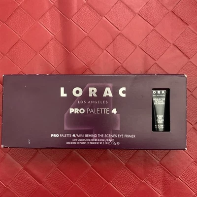 NWB Lorac PRO Los Angeles Eyeshadow Palette 4 + Behind The Scenes Primer - Image 1 of 2
