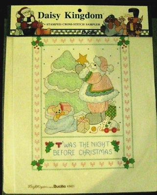 Cross Stitch Sampler Daisy Kingdom: T'was The Night Before Christmas 63451 NEW - Image 1 of 4