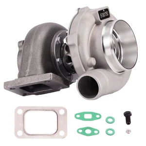 Universal turbo turbocharger GT3037 GT30 T3 Flange A/R .60 anti-surge Water+Oil - Picture 1 of 11
