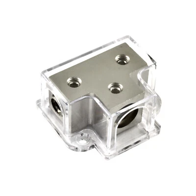 4 Gauge Input to 2 x 8 Gauge Output Power or Ground Distribution Block - Image 1 of 4