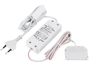 12V MINI-AMP LED Trafo Netzteil 16W 6-fach-Verteiler Schalter EURO-Stecker weiß - Picture 1 of 2