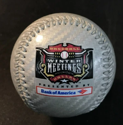Béisbol Reuniones de Invierno 2005 recuerdo plateado béisbol coleccionable raspado Foto 1 de 4