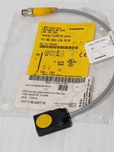 Turck BI3-Q06-AP6X2-0.2M-PSG 3M Sensor 3 Wire - Picture 1 of 4