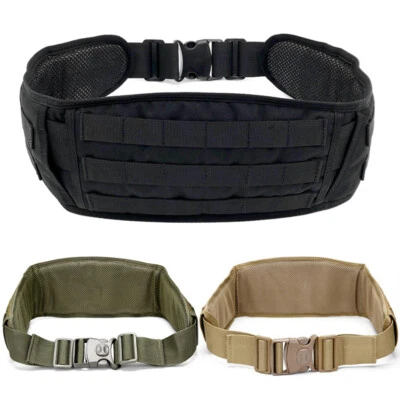 Tactical Belt Military Airsoft Assault Battle Belt Padded Equipment Molle Belt - Image 1 of 4