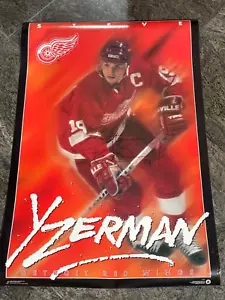 1995 Steve Yzerman Signed Detroit Red Wings Bladerunners Series 23 X 35 Poster - Picture 1 of 7