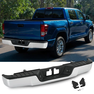 Fit For 2007-2013 Toyota Tundra Chrome Rear Step Bumper Assembly W/o Hole Foto 1 de 4