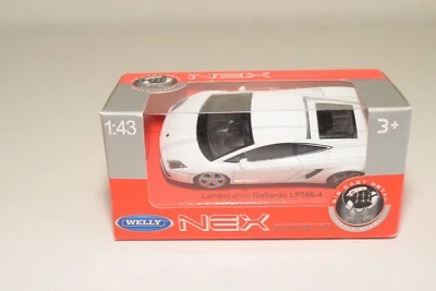 A23 1:43 WELLY NEX LAMBORGHINI GALLARDO LP560-4 WHITE MINT BOXED - Immagine 1 di 4