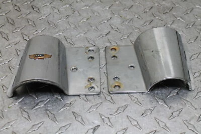 2001 Honda Shadow Sabre 1100 VT1100C2 HEAD LIGHT HEADLIGHT LAMP mounting clamps - Image 1 of 2