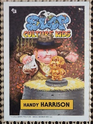 HANDY HARRISON SLOP CULTURE KIDS SERIES 1 STICKER FOIL SP CHASE CARD DR. JONES - Image 1 of 2