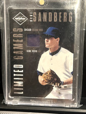 2012 Panini Leaf Limited Ryne Sandberg Limited Gamers Jersey Swatch #8/44
