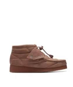 Clarks Originales Damas Wallabee Bota Ladrillo Quemado Gamuza Reino Unido 6 D UE 39.5 - Imagen 1 de 8