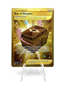 Box of Disaster 214/196 Gold Secret Rare Lost Origin Pokemon TCG NM - Picture 1 of 2