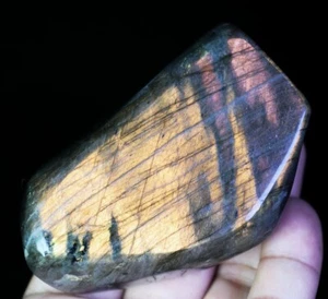Natural Pulido Bonito Flash Arco Iris Labradorita Espectrolito Cristal Piedra Reiki - Imagen 1 de 9
