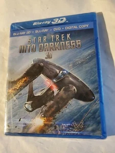 New Star Trek Into Darkness 3D (Blu-ray/DVD/Digital 2013) 3-Disc Set Movie Film - Picture 1 of 3