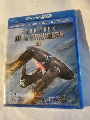 New Star Trek Into Darkness 3D (Blu-ray/DVD/Digital 2013) 3-Disc Set Movie Film - Image 1 of 3