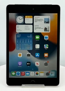 Apple iPad Mini 4 A1550 64 GB, Wi-Fi + 4G, 7.9 in - Space Gray - Picture 1 of 7